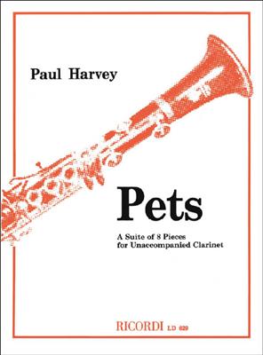 P. Harvey: Pets: Klarinette Solo