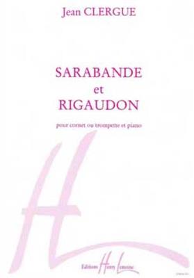Jean Clergue: Sarabande et Rigaudon: Trompete mit Begleitung