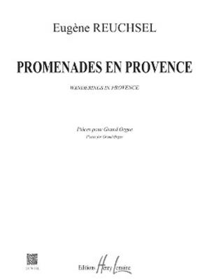 Eugène Reuchsel: Promenades en Provence: Orgel