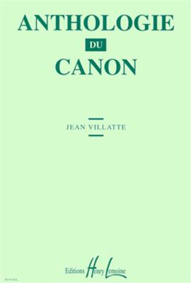 Jean Vilatte: Anthologie du canon: Gesang mit Klavier