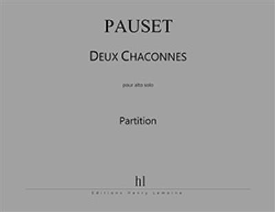 Brice Pauset: Chaconnes (2): Viola Solo