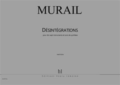 Tristan Murail: Désintégrations: Kammerensemble