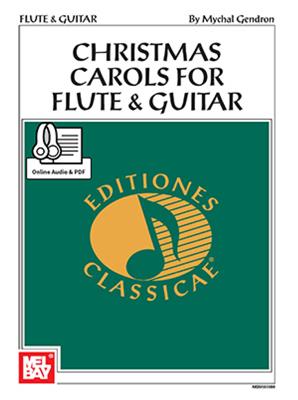 Christmas Carols For Flute and Guitar Book: Flöte mit Begleitung