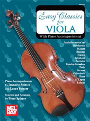 Easy Classics For Viola: Viola mit Begleitung