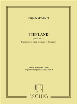 D.F. Albert: D'Albert Tiefland Chant-Piano: Gesang mit Klavier