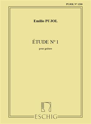 Etude N 1 (Pujol 1200) Guitare