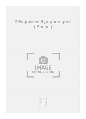 Ernesto Halffter: 2 Esquisses Symphoniques ( Poche ): Orchester
