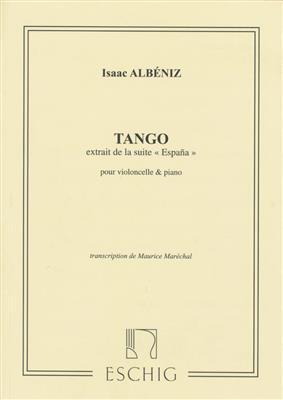 Isaac Albéniz: Tango Extrait De La Suite Espana Op.165 No. 2: Cello mit Begleitung
