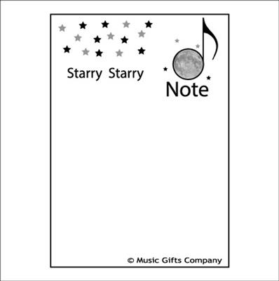 Notepad Starry Starry Note