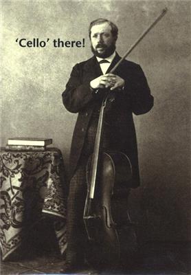 Cello There - Greeting Card