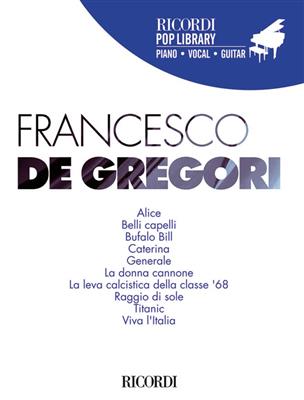 Francesco de Gregori: Klavier, Gesang, Gitarre (Songbooks)