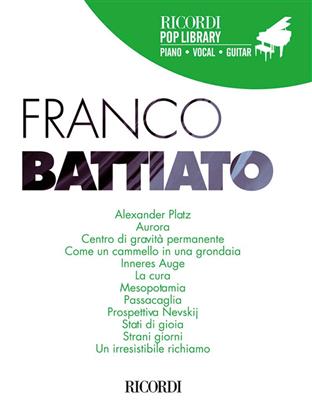 Franco Battiato: Klavier, Gesang, Gitarre (Songbooks)