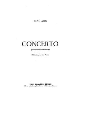 René Alix: Concerto pour Piano et Orchestre: Klavier Duett