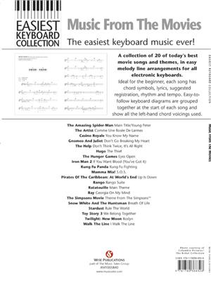 Easiest Keyboard Collection: Music From The Movies: Keyboard