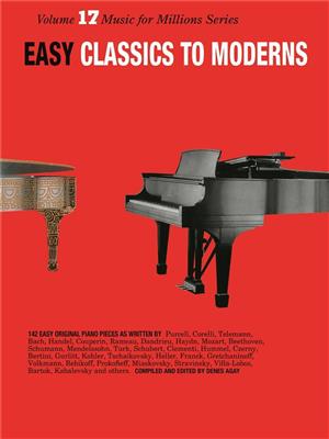 Easy Classics To Moderns (Music for Millions 17): Klavier Solo