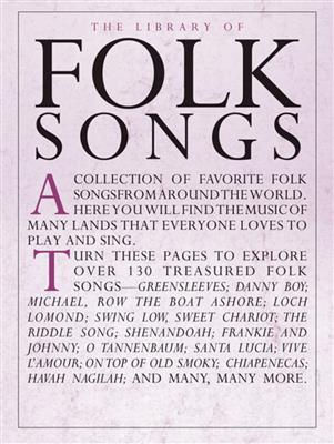 The Library Of Folk Songs: Klavier, Gesang, Gitarre (Songbooks)