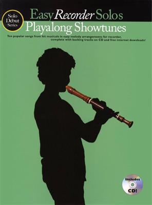 Playalong Showtunes - Easy Recorder Solos: Klavier, Gesang, Gitarre (Songbooks)