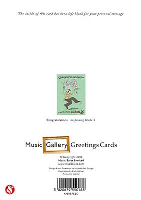 Music Gallery: Congratulations Card-Grade 5 (Boy)