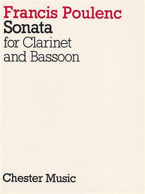 Francis Poulenc: Sonata For Clarinet And Bassoon: Gemischtes Holzbläser Duett