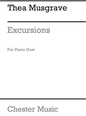 Thea Musgrave: Excursions 8 Pieces For Piano Duet: Klavier Duett
