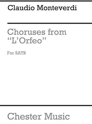 Claudio Monteverdi: Choruses From L'Orfeo (Malipiero) for SATB Chorus: Gemischter Chor mit Begleitung