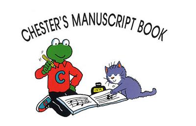 Chester's Manuscript Book: Notenpapier
