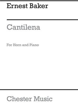 Ernest Baker: Cantilena For Horn And Piano: Horn mit Begleitung