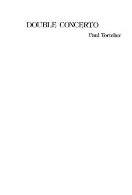 Paul Tortelier: Double Concerto (Two Violin Parts): Violine Solo