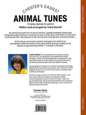 Chester's Easiest Animal Tunes: (Arr. Carol Barratt): Klavier Solo
