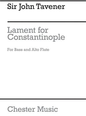 John Tavener: Lament For Constantinople: Gesang Solo