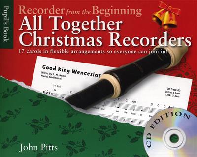 All Together Christmas Recorders: (Arr. John Pitts): Blockflöte Ensemble