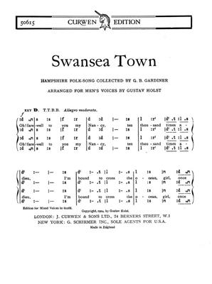 Gustav Holst: Swansea Town: Männerchor mit Begleitung