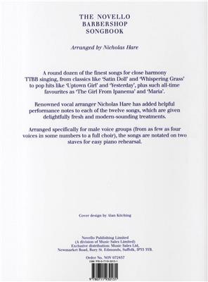 The Novello Barbershop Songbook: (Arr. Nicholas Hare): Männerchor mit Begleitung