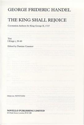 Georg Friedrich Händel: The King Shall Rejoice: Gemischter Chor mit Klavier/Orgel