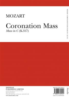 Wolfgang Amadeus Mozart: Coronation Mass Mass In C K.317: Gemischter Chor mit Klavier/Orgel