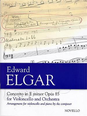 Edward Elgar: Concerto For Cello And Orchestra In E Minor Op.85: Cello mit Begleitung