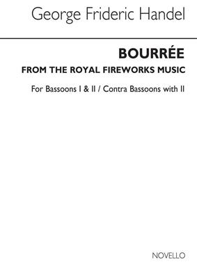 Georg Friedrich Händel: Bourree From The Fireworks Music (Bsn): Fagott Solo