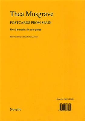 Thea Musgrave: Postcards From Spain: Gitarre Solo