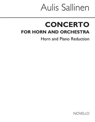 Aulis Sallinen: Horn Concerto (Horn/Piano Reduction): Horn mit Begleitung