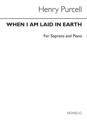 Henry Purcell: When I Am Laid In Earth: Gesang mit Klavier
