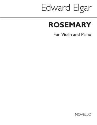 Edward Elgar: Rosemary ('Thats For Remembrance'): Violine mit Begleitung
