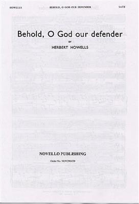 Herbert Howells: Behold, O God Our Defender: Gemischter Chor mit Klavier/Orgel