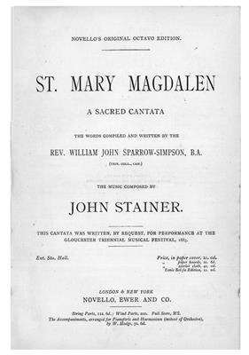 John Stainer: St Mary Magdalen: Gemischter Chor mit Klavier/Orgel