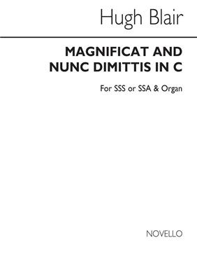 Hugh Blair: Magnificat And Nunc Dimittis In C: Gesang mit Klavier