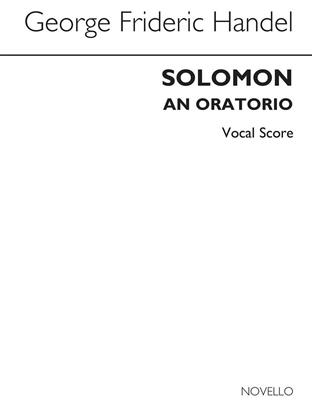 Georg Friedrich Händel: Solomon: Gemischter Chor mit Klavier/Orgel