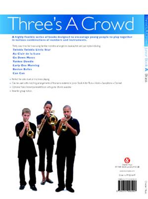 James Power: Three's A Crowd Brass Junior Book A Easy: Blechbläser Ensemble