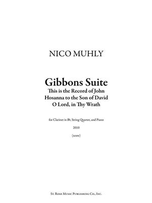 Nico Muhly: Gibbons Suite: Kammerensemble