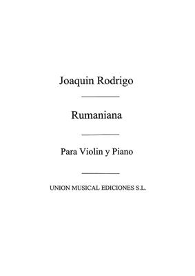 Joaquín Rodrigo: Rumaniana: Violine mit Begleitung