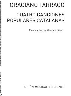 Cuatro Canciones Populares Catalanas: Klavier, Gesang, Gitarre (Songbooks)