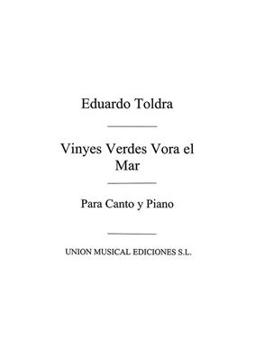 Vinyes Verdes Vora El Mar for Voice and Piano: Gesang mit Klavier